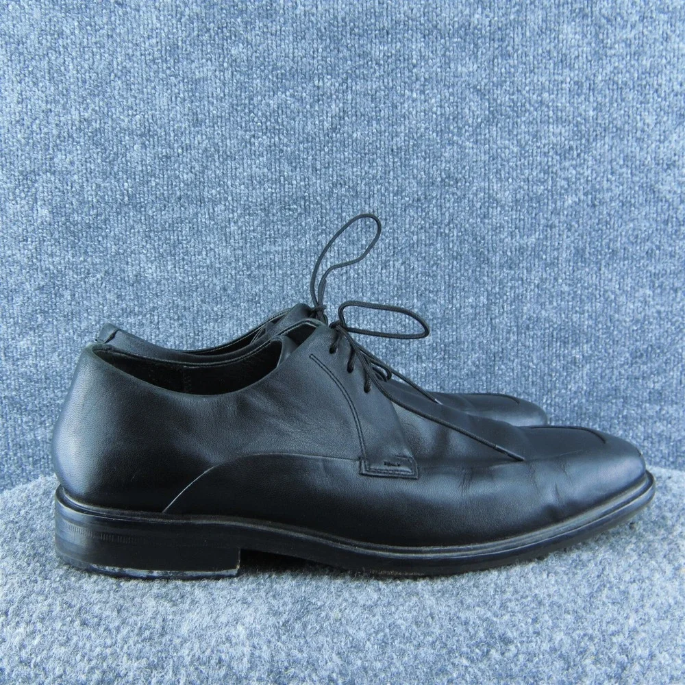 Cole Haan  Men Derby Oxfords Shoes‎ Black Leather Lace Up Size 8.5 Medium
